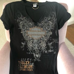 Women Harley Davidson T-Shirt - XL